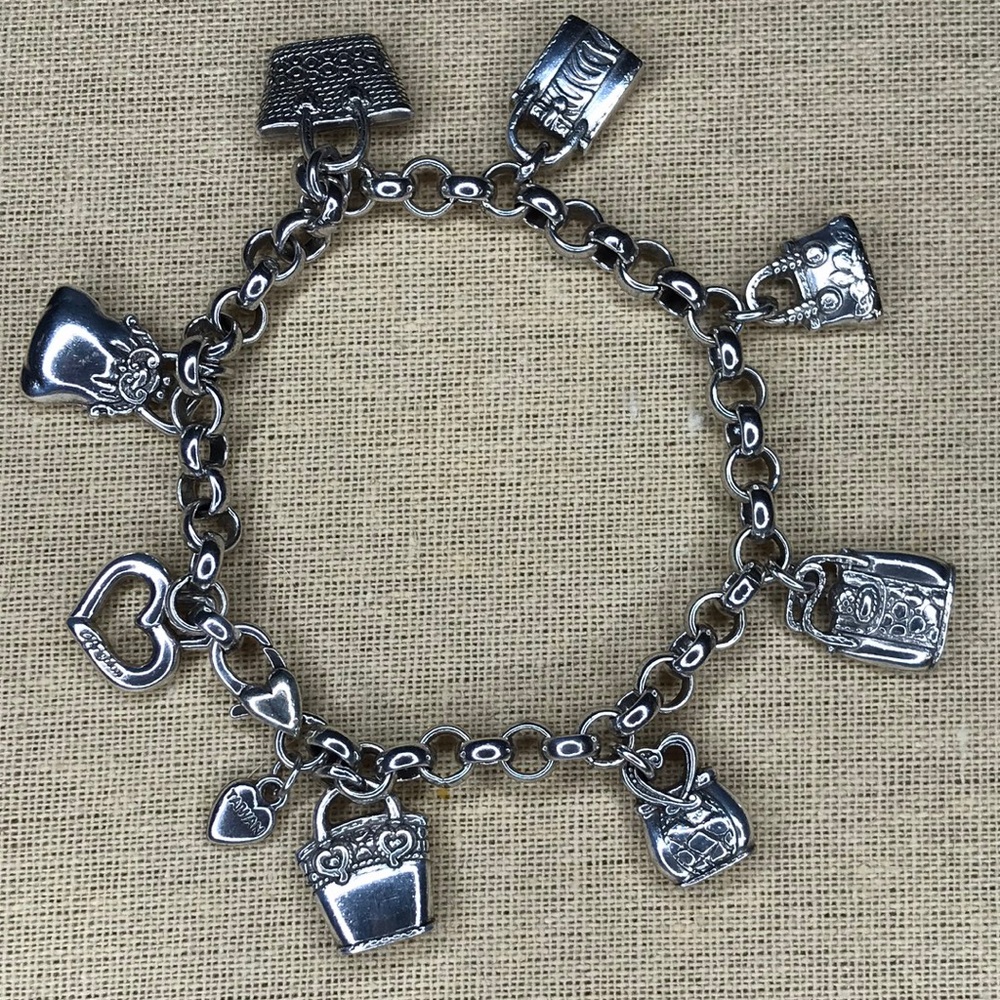 Brighton Handbag Purse Charm Bracelet~Excellent!!